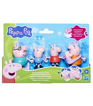 Pepa pig peppas family pack 5 figuras