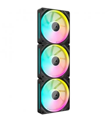 Ventilador caja corsair lx120 icue link rgb 3x 120mm negro