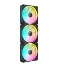 Ventilador caja corsair lx120 icue link rgb 3x 120mm negro