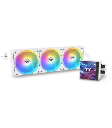 REFRIGERACION LIQUIDA CPU THERMALTAKE MAGFLOE 420 ARGB 3X140MM BLANCO SNOW