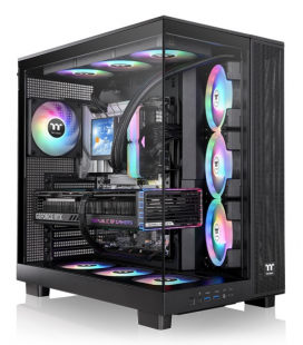 CAJA ATX THERMALTAKE VIEW 380 XL USBCX1 4XVENT120MM ARGB NEGRO S/N FUENTE