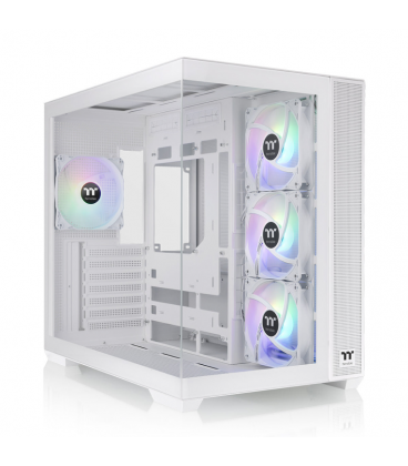 CAJA ATX THERMALTAKE VIEW 380 USB CX1 2XVENT120MM ARGB BLANCO S/N FUENTE