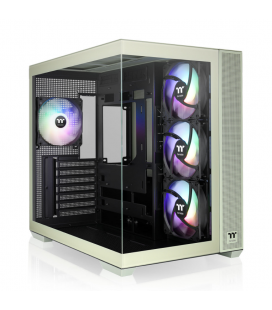 CAJA ATX THERMALTAKE VIEW 380 USB CX1 2XVENT120MM ARGB GREEN S/N FUENTE