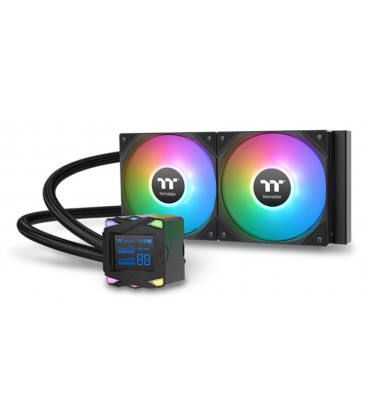 REFRIGERACION LIQUIDA CPU THERMALTAKE LA240-S ARGB 2X120MM NEGRO