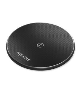 Base de carga inalámbrica aisens asch-15w1wc058-bk 15w/ negro