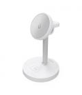 Base de carga inalámbrica aisens asch-15w3wc065-w/ 15w/ blanco