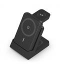 Base de carga inalámbrica aisens asch-15w4wc064-bk/ 15w/ negro