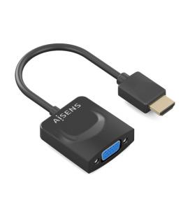 Conversor aisens a122-0947/ hdmi macho - svga hembra/ 15cm/ negro