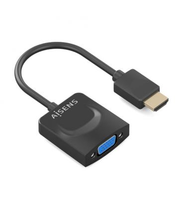 Conversor aisens a122-0947/ hdmi macho - svga hembra/ 15cm/ negro