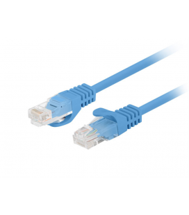 CABLE RED LANBERG LATIGUILLO CAT.6 UTP 0.25M AZUL FLUKE PASSED (PACK 10 UDS)