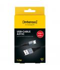 Cable usb tipo c a usb tipo a intenso 1.5m - macho - macho - negro