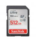Tarjeta de memoria secure digital sdxc sandisk ultra - 512gb - clase 10 - sdxc - 150mb - s