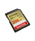 Tarjeta memoria secure digital sdxc 256gb sandisk extreme clase 10 uhs - i u3