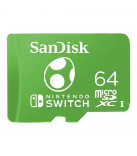 Tarjeta memoria micro secure digital 64gb sandisk nintendo switch uhs - i