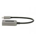 Adaptador usb tipo c a hdmi 4k uhd startech 13cm - macho - hembra - gris