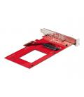 Tarjeta de puertos startech pex4sff8639u3 pcie 4.0 x4 adapter for 2.5 pulgadas u.3 nvme ssds