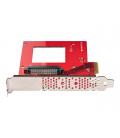 Tarjeta de puertos startech pex4sff8639u3 pcie 4.0 x4 adapter for 2.5 pulgadas u.3 nvme ssds