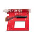 Tarjeta de puertos startech pex4sff8639u3 pcie 4.0 x4 adapter for 2.5 pulgadas u.3 nvme ssds