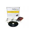 Tarjeta de puertos startech pciusb3s4 4x usb 3.0