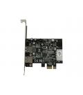 Tarjeta de puertos startech pci express 2 usb en 1