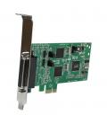 Tarjeta de puertos startech pci express pcie de 4 puertos serie serial combo rs232 y rs485 rs422
