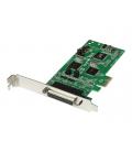 Tarjeta de puertos startech pci express pcie de 4 puertos serie serial combo rs232 y rs485 rs422
