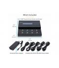 Duplicador clonador de memoria usb startech 8x usb 2.0