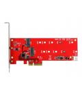 Tarjeta controladora m.2 - sata3 startech pex2m2