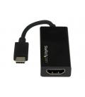 Cable usb tipo c a hdmi startech 0.147m - macho - hembra - negro