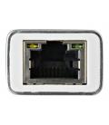 Adaptador usb tipo c a rj45 startech macho - hembra plata