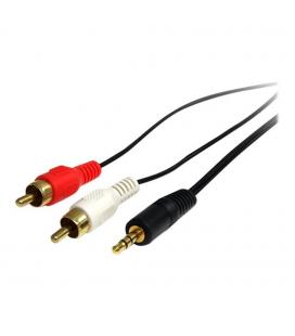 Cable mini jack a rca startech 0.92m - macho - macho - negro