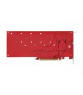 Tarjeta de interfaz startech quad - m2 - pcie - card - b