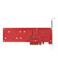 Tarjeta de interfaz startech dual - m2 - pcie - card - b