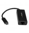 Adaptador usb tipo c a rj45 startech macho - hembra - negro