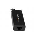 Adaptador usb tipo c a rj45 startech macho - hembra - negro