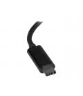 Adaptador usb tipo c a rj45 startech macho - hembra - negro