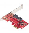 Tarjeta sata startech 2p6g - pcie - sata - card