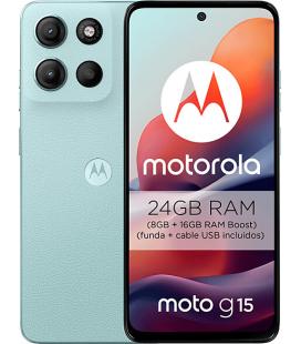 Motorola Moto G15 8GB/512GB azul claro