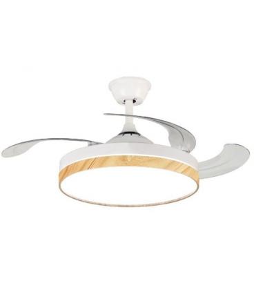 Ventilador de techo grunkel skywind-42w25/ 20w/ 3 aspas 106 cm/ 6 velocidades