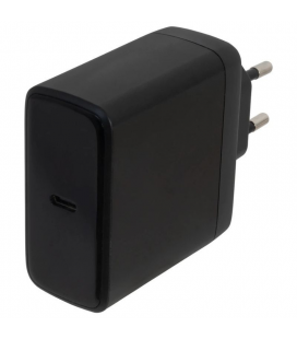 Cargador de pared gan fonestar power-c-100/ 1xusb tipo-c/ 100w/ negro