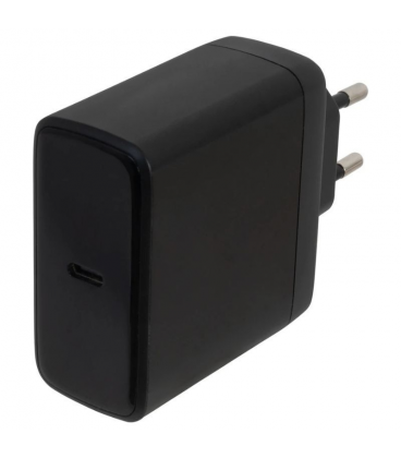 Cargador de pared gan fonestar power-c-100/ 1xusb tipo-c/ 100w/ negro