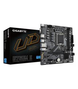 GIGABYTE B760M E Placa base - Compatible con procesadores Intel Core 14ª generación, VRM de 6+1+1 fases, hasta 7200 MHz DDR5 (OC