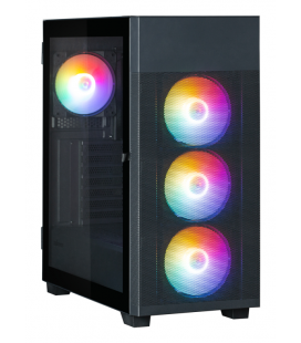 CAJA ZALMAN S5 NEO ATX 4 XVENT 120MM ARGB 2XUSB 3.0 NEGRO S/N FUENTE