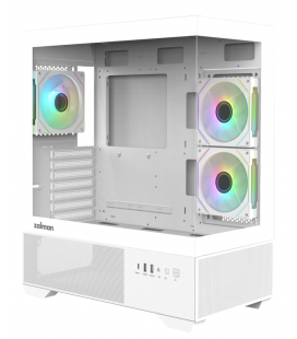 CAJA ZALMAN CHRONIX ATX 3 XVENT 120MM ARGB 1XUSB 3.0 BLANCO S/N FUENTE