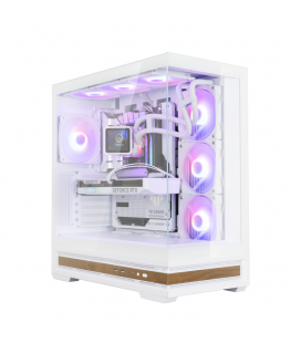 CAJA ZALMAN P40 NAMU ATX 4 XVENT 120MM ARGB 2XUSB 3.0 BLANCO S/N FUENTE