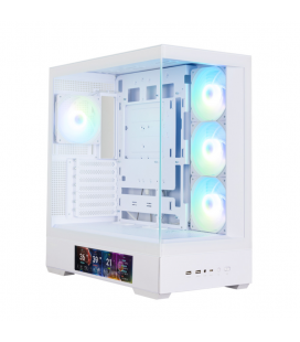 CAJA ZALMAN P40 DS ATX 4 XVENT 120MM ARGB 2XUSB 3.0 BLANCO S/N FUENTE