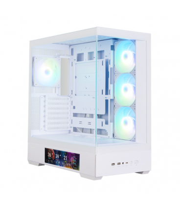 CAJA ZALMAN P40 DS ATX 4 XVENT 120MM ARGB 2XUSB 3.0 BLANCO S/N FUENTE
