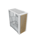 Caja phoenix artisan noble blanca con frontal de madera atx cristal templado gaming cristal templado filtros antipolvo tipo c