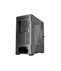 Caja phoenix artisan noble negra con frontal de madera atx cristal templado gaming cristal templado filtros antipolvo tipo c