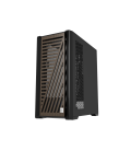 Caja phoenix artisan noble negra con frontal de madera atx cristal templado gaming cristal templado filtros antipolvo tipo c